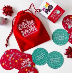 MINIMO - MES DÉFIS DE NOËL 2 AVEC ENSEMBLE DE 28 CARTES ET UNE POCHETTE (CALENDRIER DE L'AVENT)